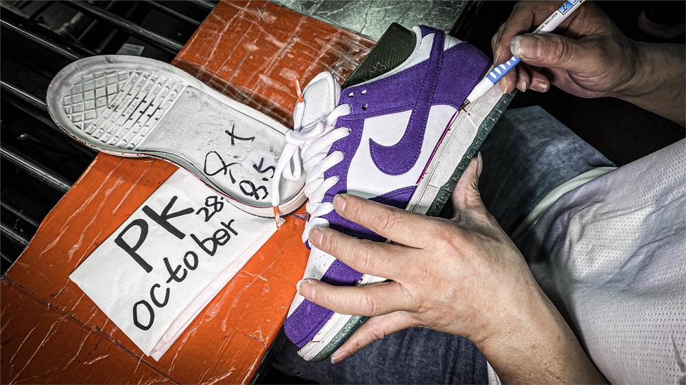 PK GOD Nike Dunk Low Pro ISO Orange Label Court Purple RETAIL MATERIALS READY TO SHIP